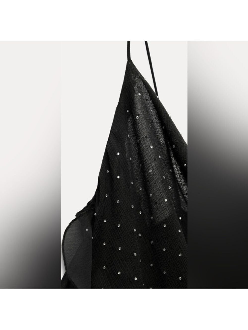 Zara Sparkly Ruffle Mini Dress - Picture 8 of 11